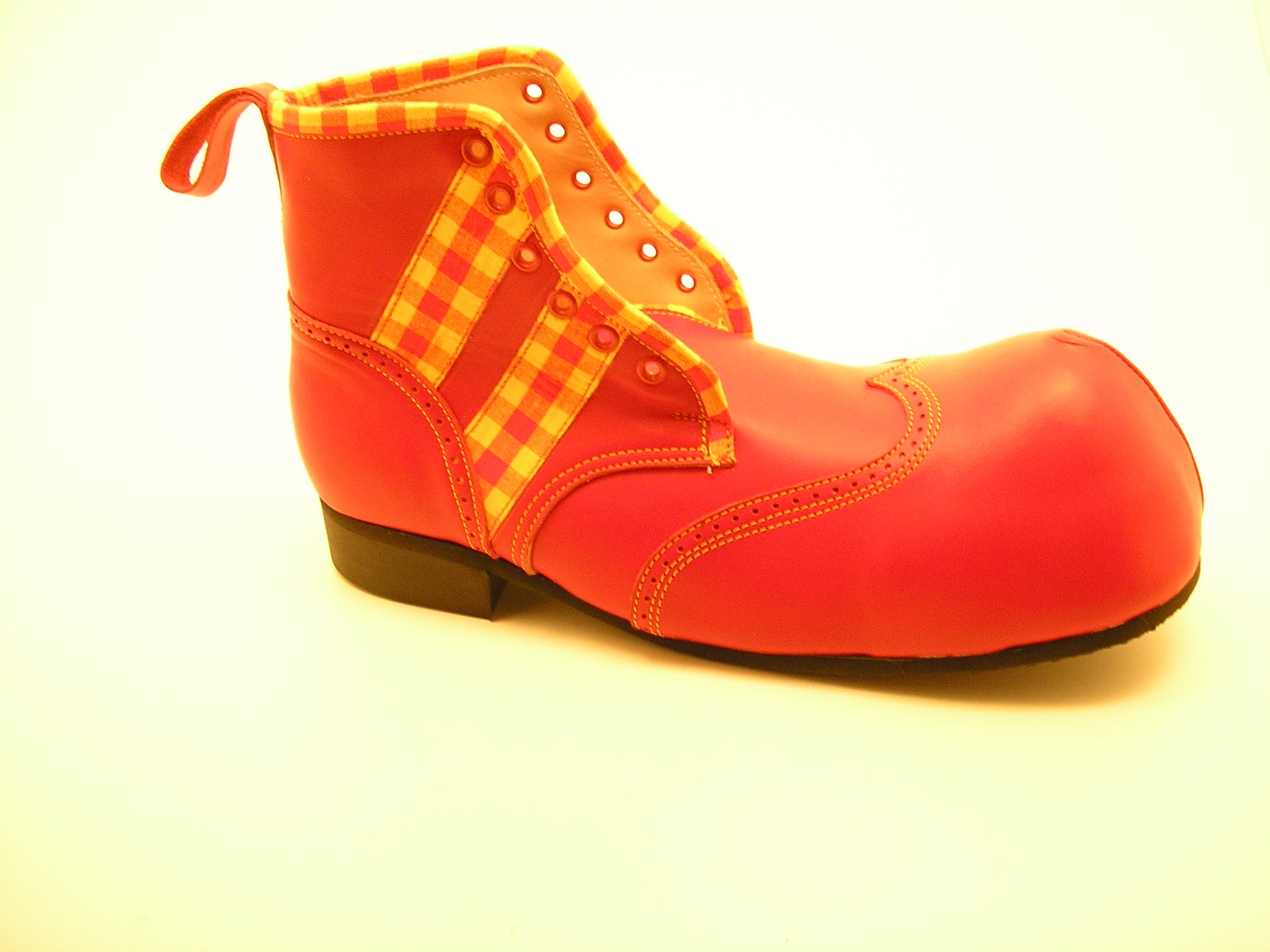 Clownschoen met stof