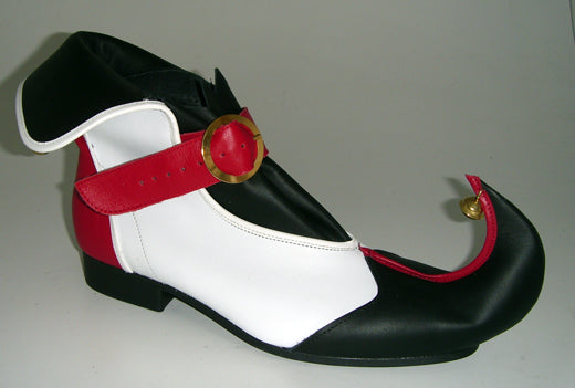 Narrenschoen met omslag zwart wit rood